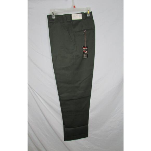 Mr 2 Ply Uniform Pants Work Wear Dark Green Dead Stock NWT Size 34 x 30 - Picture 1 of 8